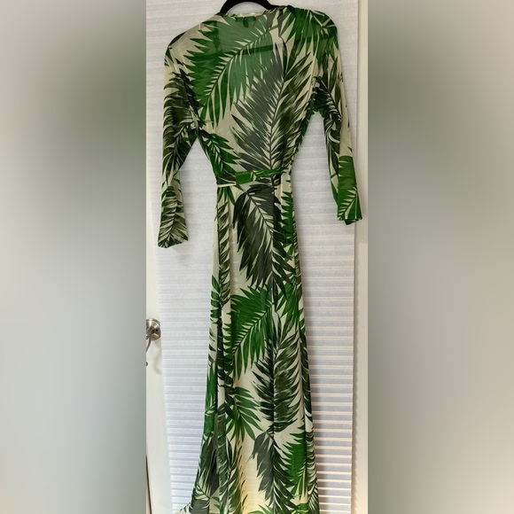 JLUXLABEL California Palm Sheer Coverup Duster Size S - Picture 4 of 5